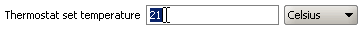 Calculate the savings of measures such as reducing space heating temperatures